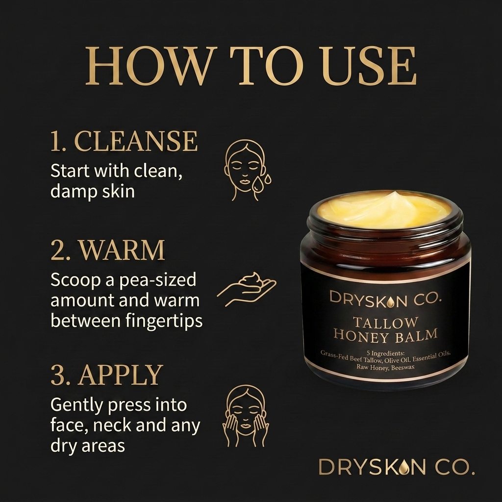 DRYSKINCO — Tallow Honey Balm Moisturiser